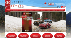 Desktop Screenshot of cartertoyota.com